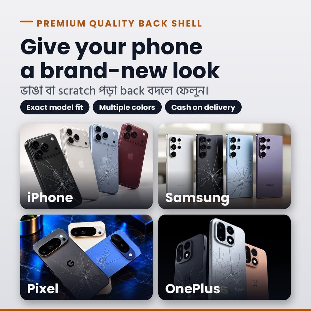 Premium back shell for your phone